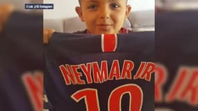 Quand le petit Zakaria remercie son idole Neymar