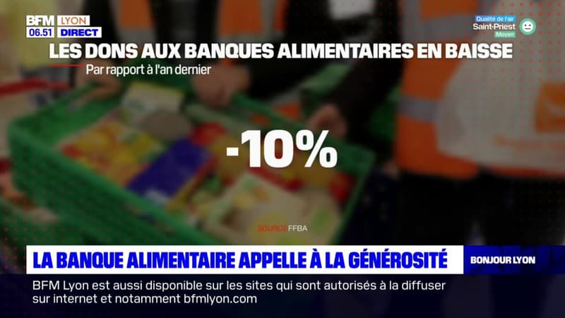 Rhône: la Banque alimentaire appelle à la générosité