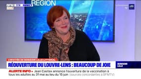 Louvre-Lens: la joie de Marie Lavandier, directrice du musée, après la première journée de réouverture