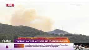 L'incendie maîtrisé à Cerbère, 380 pompiers mobilisés 