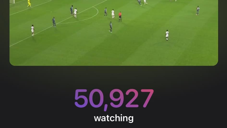 Plus de 50 000 spectateurs en simultané pour HAC-PSG sur Telegram. Plus de 50 000 spectateurs en simultané pour HAC-PSG sur Telegram.