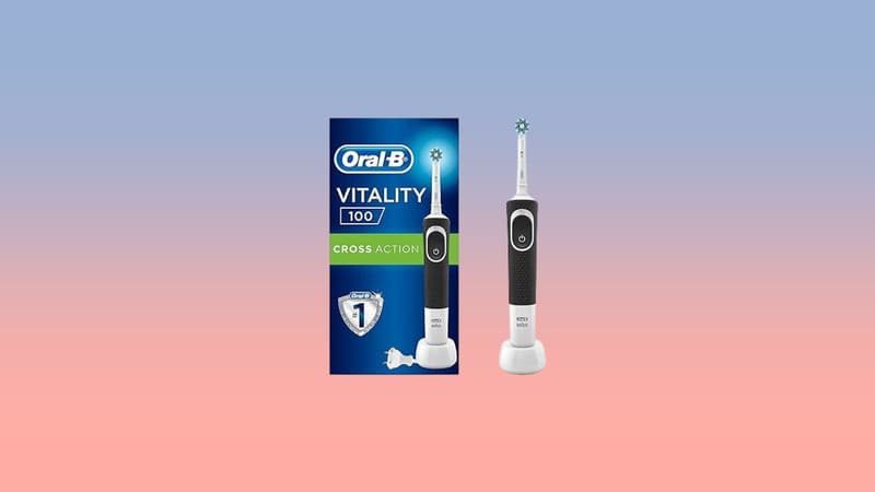 Cette brosse à dents électrique Oral-B Vitality 100 s’affiche à moins de 26 euros sur ce site 