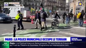 Paris: opération de la police municipale pour faire respecter les priorités sur la route
