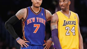 Carmelo Anthony et Kobe Bryant