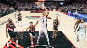Victor Wembanyama lors de Portland-San Antonio le 28 décembre 2023