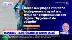 Alpes-Maritimes: l'arrêté contre le burkini à Mandelieu-la-Napoule validé