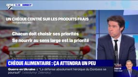 Le "chèque alimentaire" devient un "chèque inflation" qui sera versé à la rentrée