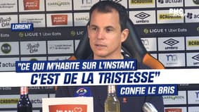 Lorient 5-0 Clermont : "Ce qui m'habite sur l'instant, c'est de la tristesse" confie Le Bris