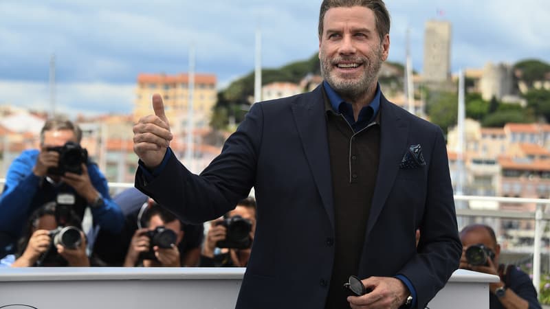 John Travolta au Festival de Cannes en 2018