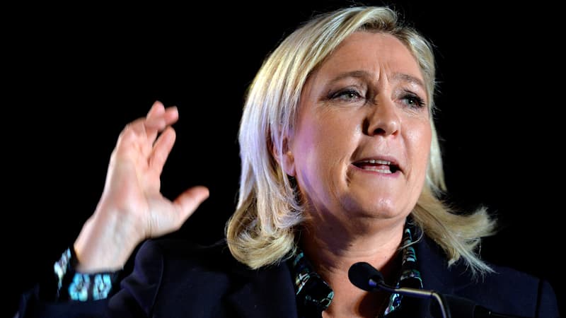 La présidente du FN Marine Le Pen