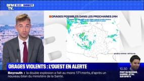 Orages violents: l'Ouest en alerte - 12/08