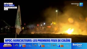 Mobilisation des agriculteurs: les premiers feux de colère dans le Nord et le Pas-de-Calais