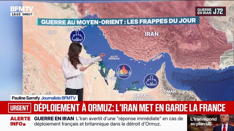 LES ÉCLAIREURS - Déploiement dans le détroit d'Ormuz: l'Iran met en garde la France