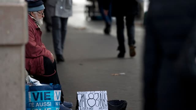 Un SDF à Paris - Illustration