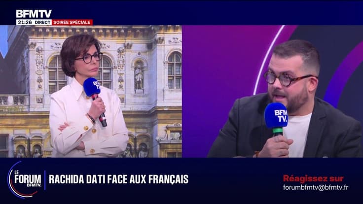 FORUM BFM - Dépeuplement: "Que ce soit Paris, la capitale, ou nous dans le sud de la France, nous avons exactement les mêmes difficultés", déclare Benoît, chef d'entreprise à Narbonne, face à Rachida Dati