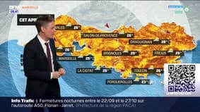 Météo Bouches-du-Rhône: une journée ensoleillée ce dimanche, jusqu'à 25°C attendus à Marseille