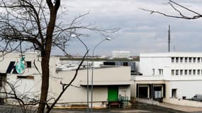 La morgue installée dans un hall du marché de Rungis le 3 avril 2020