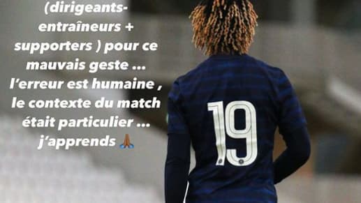 Darnell Bile a présenté ses excuses après son pétage de plombs