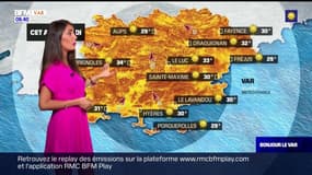 Météo Var: un vendredi ensoleillé et chaud, jusqu'à 34°C à Brignoles