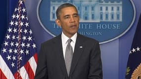 Le président Barack Obama s'est exprimé au lendemain des explosions de Boston, qu'il a qualifiées d'"actes de terrorisme".