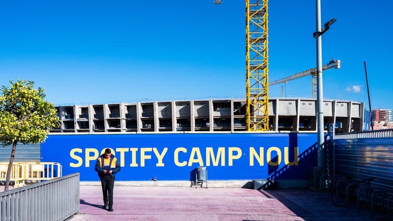 Barça: des ouvriers se battent avec des poteaux en bois sur le chantier du Camp Nou, six blessés déplorés