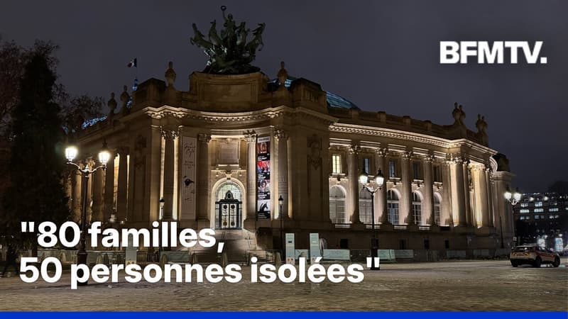 ROBIN DE BFM - 180 personnes sans-abris hébergées dans le Grand Palais à Paris