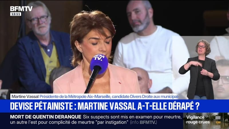 "Mérite, travail, famille, patrie":  les Marseillais se disent choqués des propos de Martine Vassal