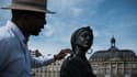 Statue d'esclave dégradée à Bordeaux: en fait, il s'agissait de traces d'un moulage sauvage d'un étudiant