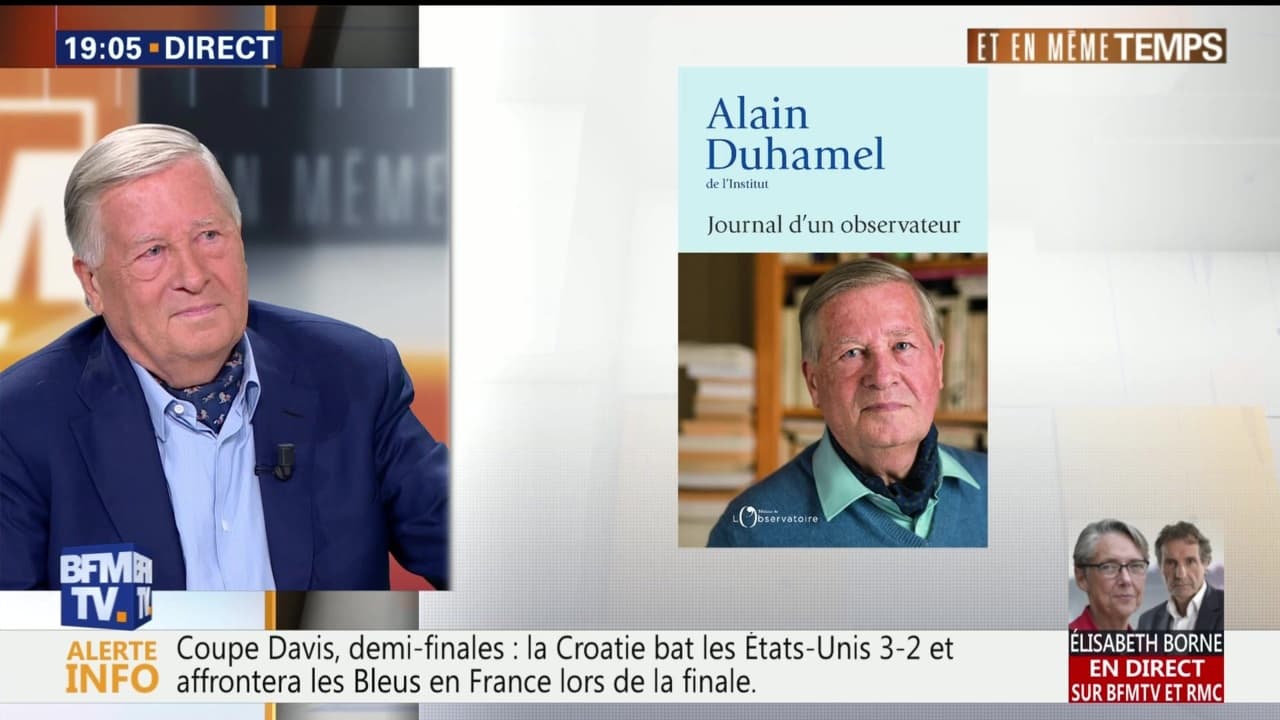 Alain Duhamel "Pour moi Macron, c'est un d'abord un prototype d'une