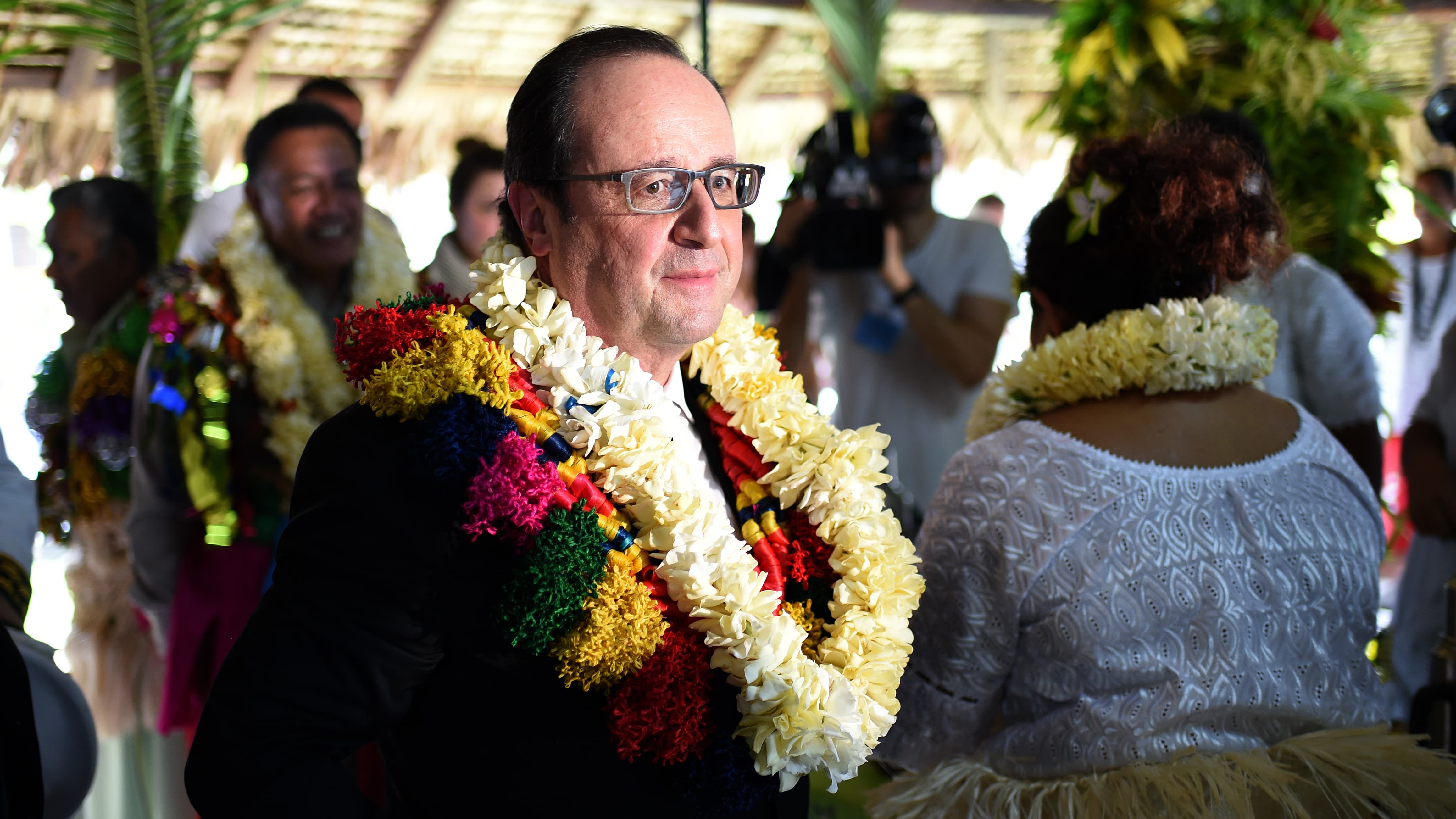 François Hollande à Wallis-et-Futuna en 2016. François Hollande à Wallis-et-Futuna en 2016.