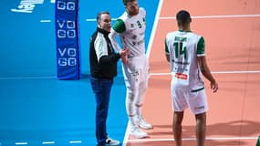 Mauricio Paes (à gauche), lors de Montpellier - Tourcoing