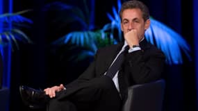 Nicolas Sarkozy, le 29 janvier 2015, lors d'un meeting à Tourcoing, dans le Nord.