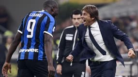 Romelu Lukaku et Antonio Conte réunis à l'Inter
