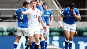 Owen Farrell lors d'Angleterre-Italie