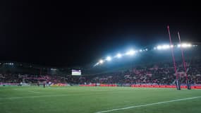 Le stade Jean-Bouin lors du match entre le Stade Français et Northampton (45-35, Champions Cup), le 11 janvier 2025