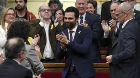 Roger Torrent, nouveau président du Parlement catalan. 