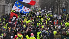 Manifestation des gilets jaunes le 2 mars 2019 à Lille.