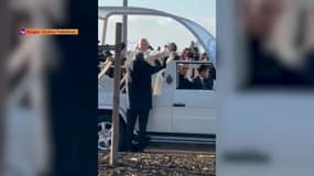 Le fils d'un couple de corses a été bénit par le Pape François lors de sa viste à Ajaccio dimanche