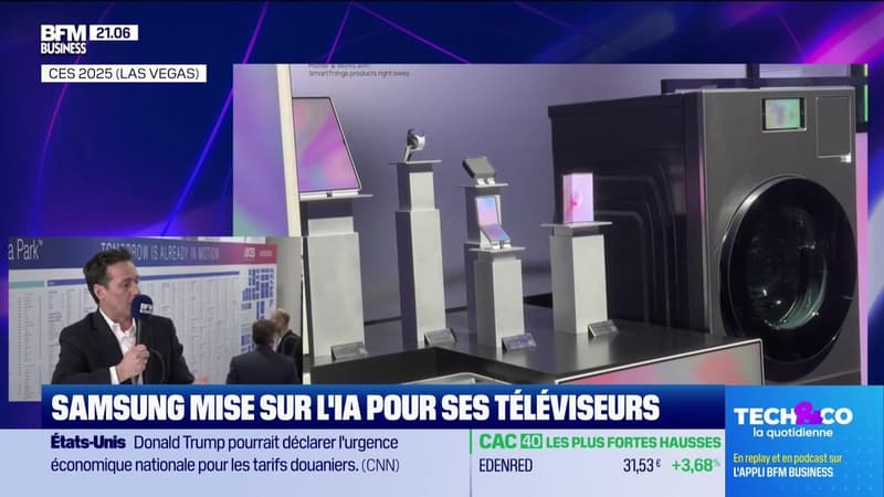 Guillaume Rault (Samsung) : Samsung mise sur l'IA pour ses téléviseurs - 08/01