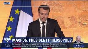 Les mots de Macron: "La prospective de Ricœur"