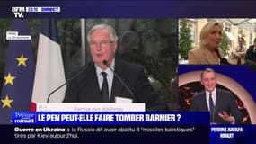 Marine Le Pen peut-elle faire tomber Michel Barnier ? - 25/11