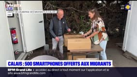 Calais: 500 smartphones offerts aux migrants