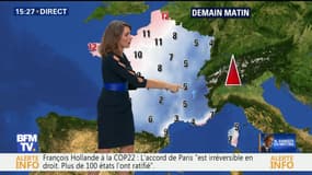 La météo pour ce mercredi 16 novembre 2016