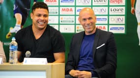 Ronaldo et Zinedine Zidane