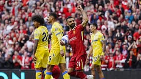 Mohamed Salah lors du match Liverpool-Crystal Palace (1-1, Premier League), le 25 mai 2025