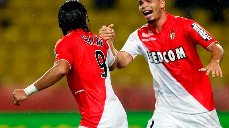 Radamel Falcao et Emmanuel Rivière
