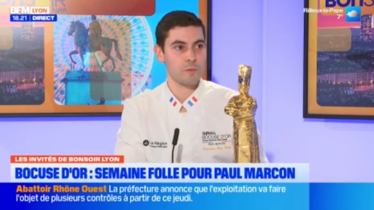 Bocuse d'Or Paul Marcon, vainqueur de l'édition 2025, retrace sa finale