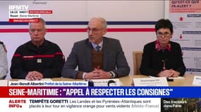 Tempête Goretti: "Les collèges, lycées, accueils périscolaires seront fermés ce vendredi", indique le préfet de Seine-Maritime