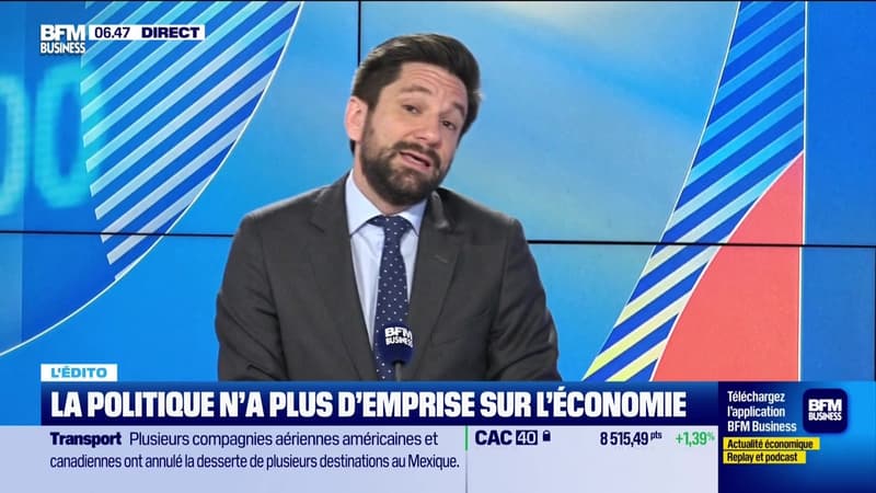 L’Edito de Raphaël Legendre : La politique n'a plus d'emprise sur l'économie - 23/02