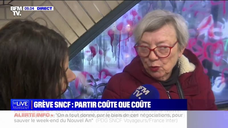 Grève SNCF: cette passagère va faire 